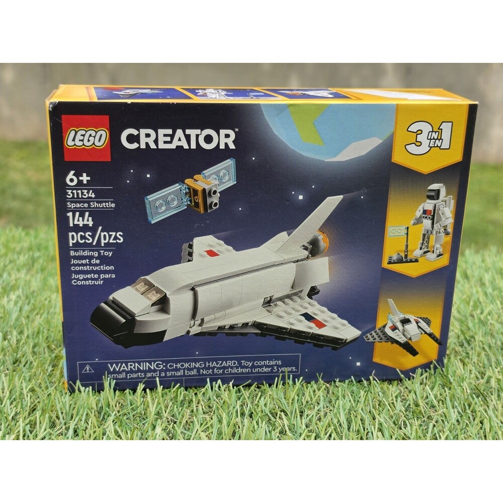 LEGO 31134 Creator 3 In 1 Space Shuttle Building Toy Set 144 Pieces For 6+ Ages